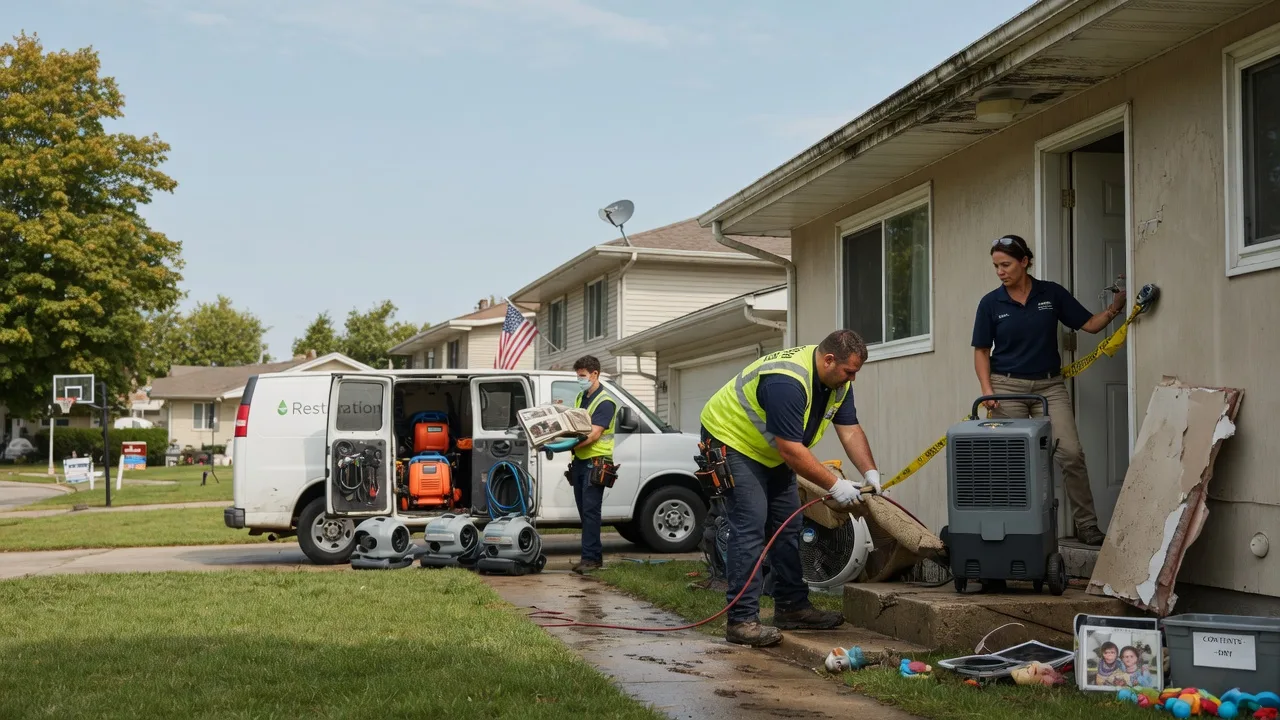 Water Damage Restoration in Aubrey, TX near me